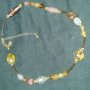 Beaded Lia Sophia 15"-18" necklace